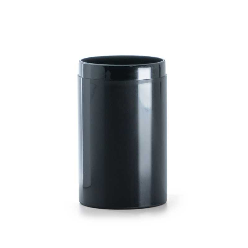 Airless-Flasche, Kunststoff, schwarz, 30 ml