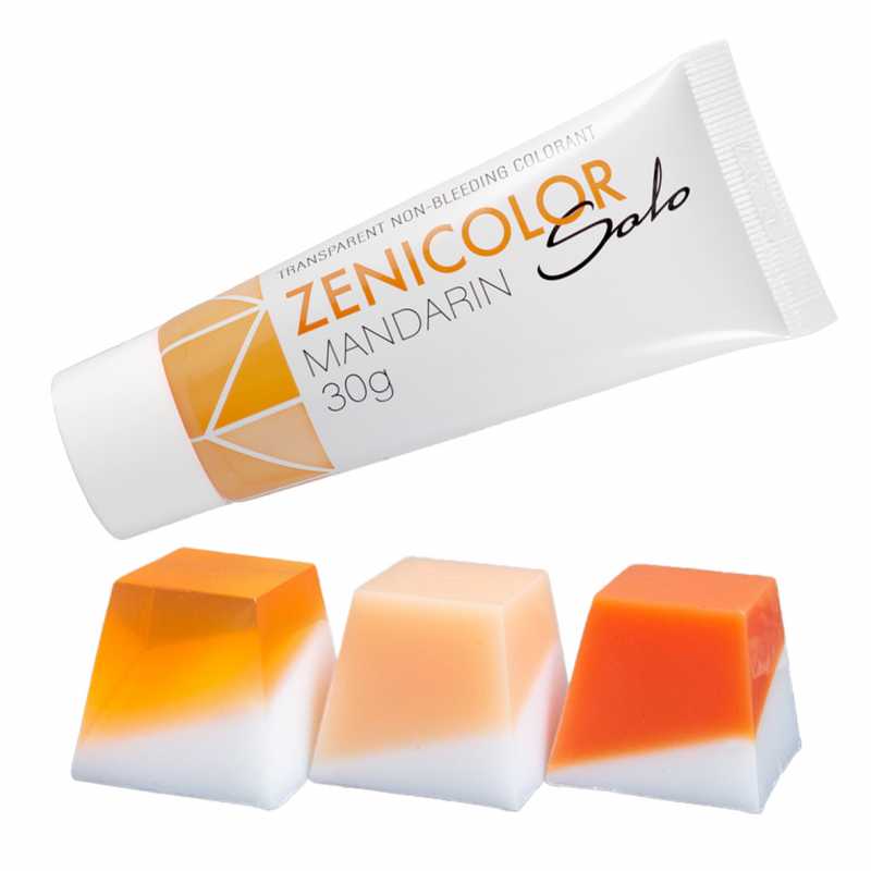 ZENICOLOR SOLO, Farbstoff zum Schmelzen und Gießen, 30 g Mandarine