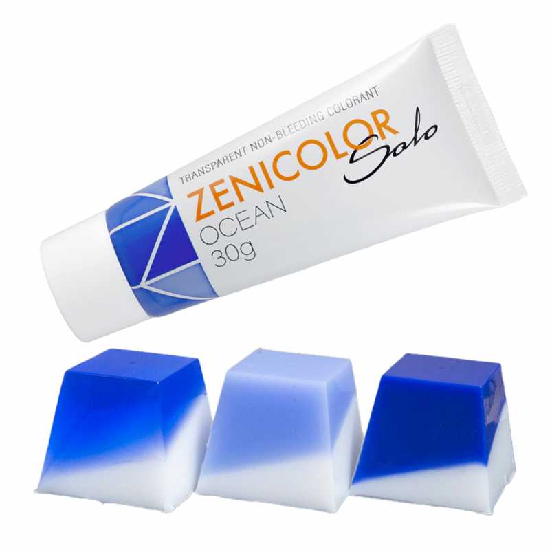 ZENICOLOR SOLO, Farbstoff zum Schmelzen und Gießen, 30 g Ozean