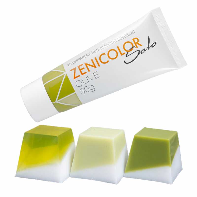 ZENICOLOR SOLO, Farbstoff zum Schmelzen und Gießen, 30 g Olive