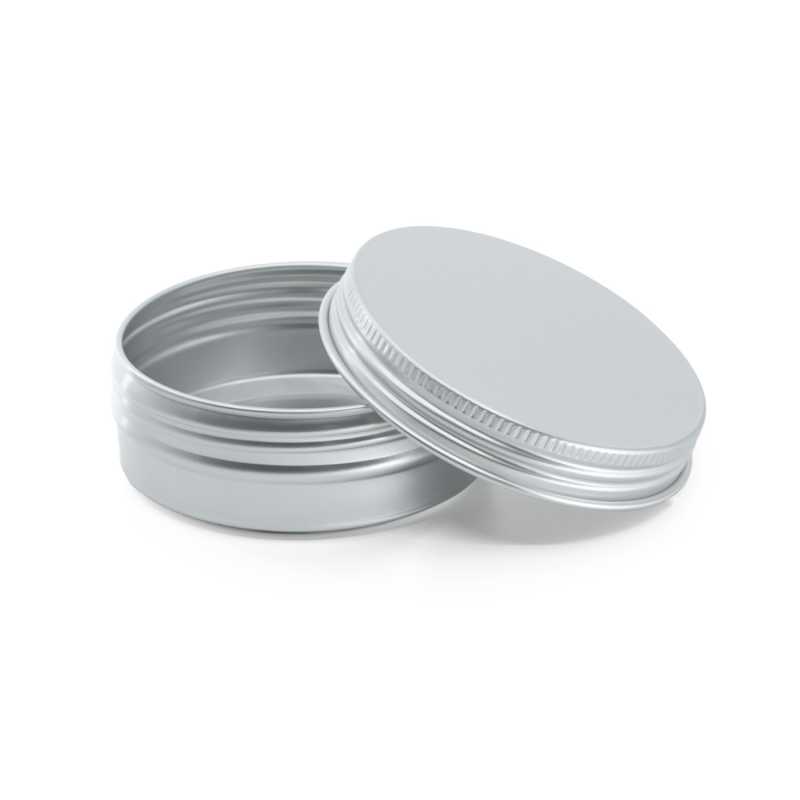 Silberner Aluminiumtiegel, 68 mm, 60 ml