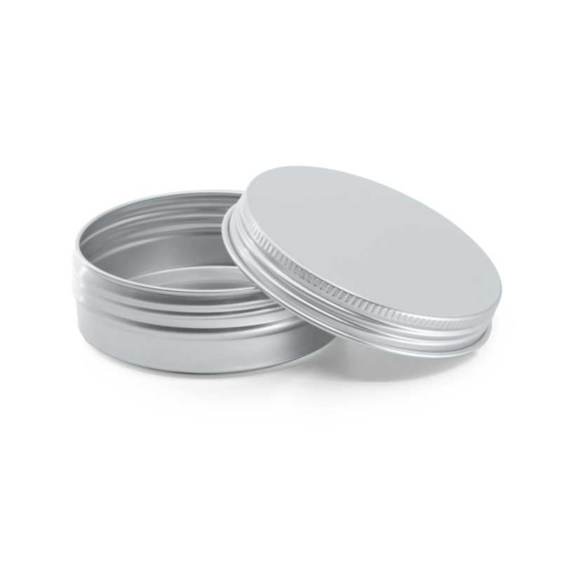 Silberner Aluminiumtiegel, 82 mm, 100 ml