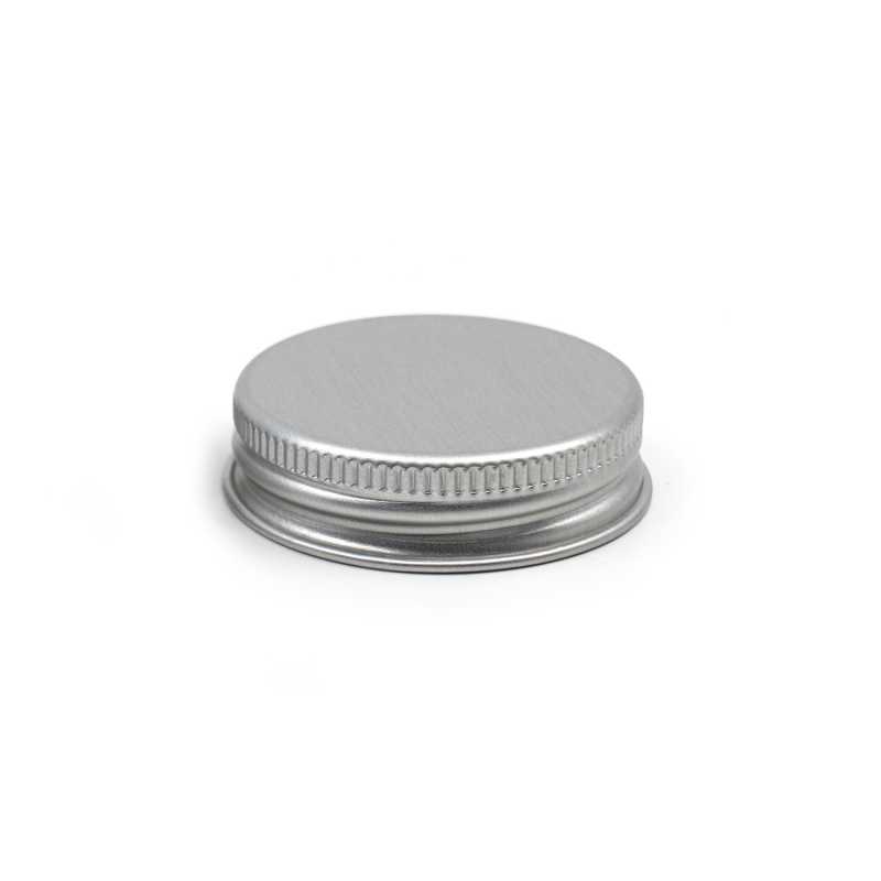 Silberner Aluminium-Deckel, 42 mm