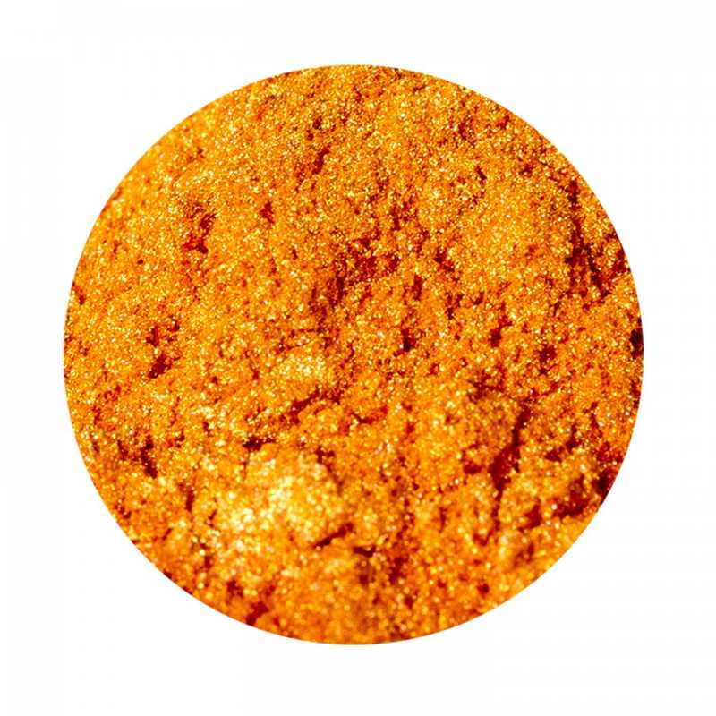 MICA Pigment-Pulver, Goldener Kürbis, 200 g
