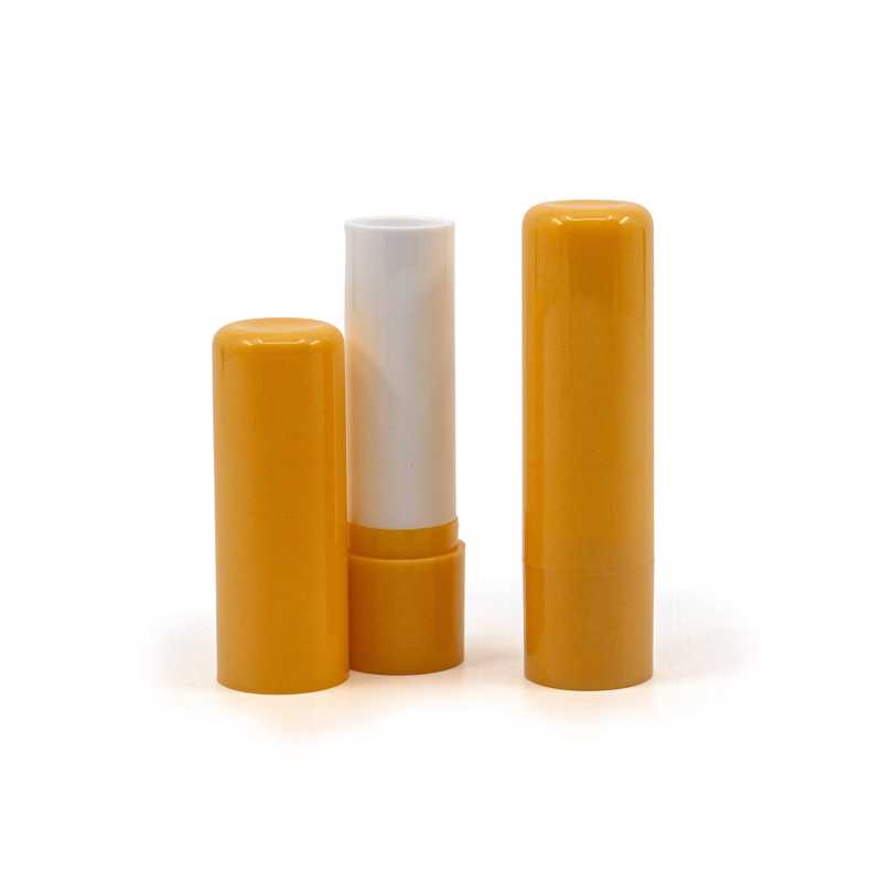 Lippenbalsam Twist Up Tube, Total Cover Cap, Gelb-Orange