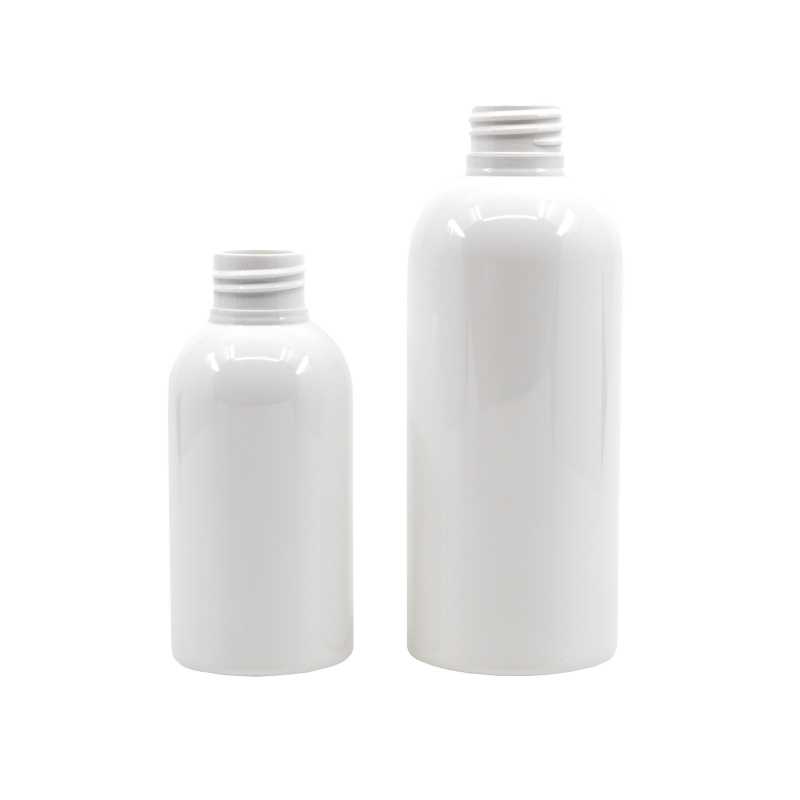 Weiße Kunststoff-Flasche, 24/410, 100 ml, 120 Stück