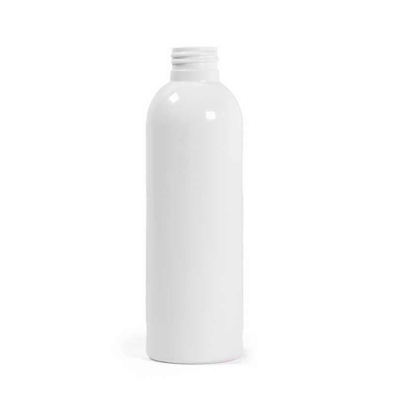 Weiße Kunststoff-Flasche, 24/410, 200 ml