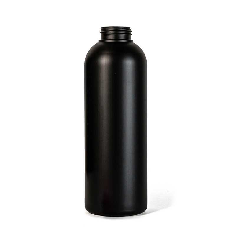 Schwarze Kunststoff-Flasche, 42 mm, 1 l