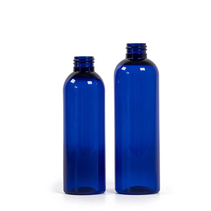 Blaue Kunststoff-Flasche, 24/410, 200 ml, 180 Stück