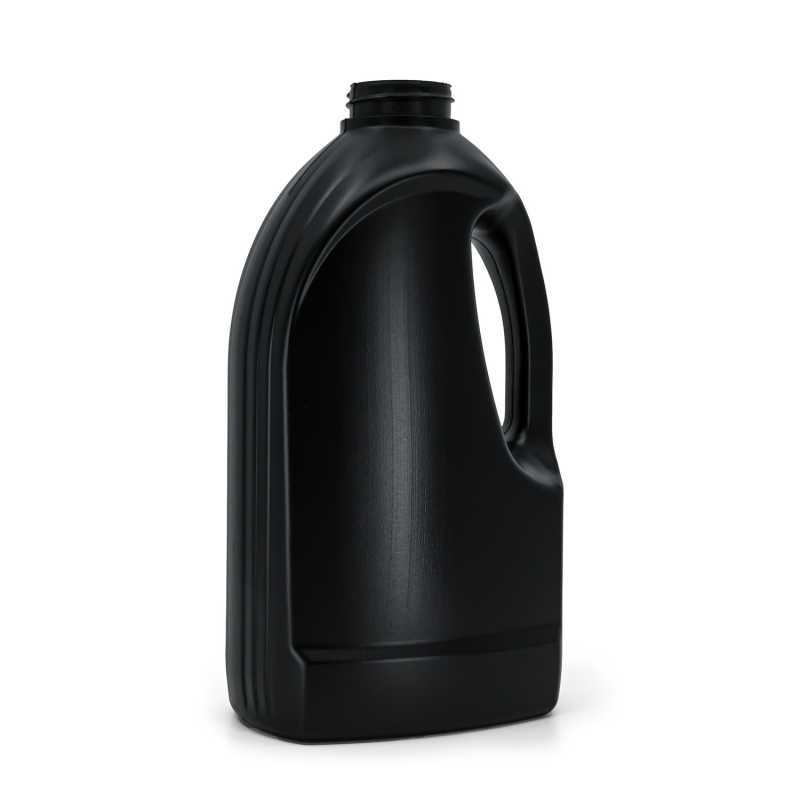 Schwarze Kunststoff-Reinigungsmittelflasche, 1,5 l