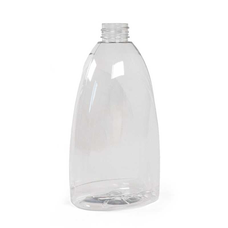 Transparente Kunststoffflasche für Seife, 28/410, 500 ml