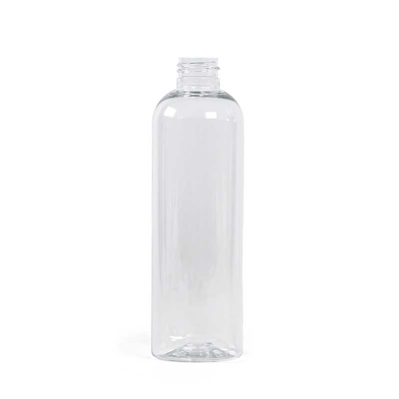 Klare Kunststoffflasche, 24/410, 250 ml