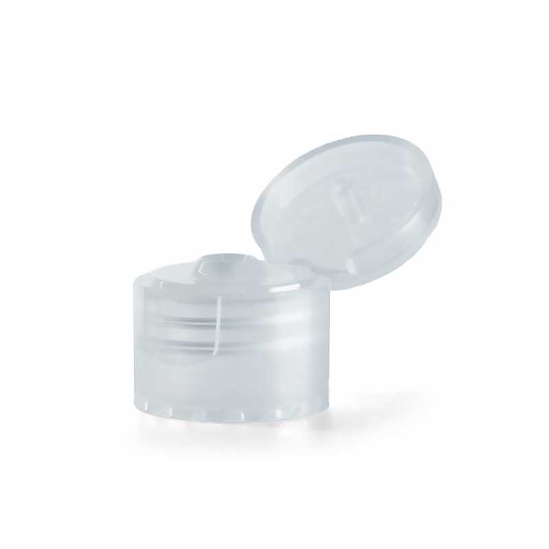 Klarer Kunststoff-Flip-Top-Verschluss, 20/410