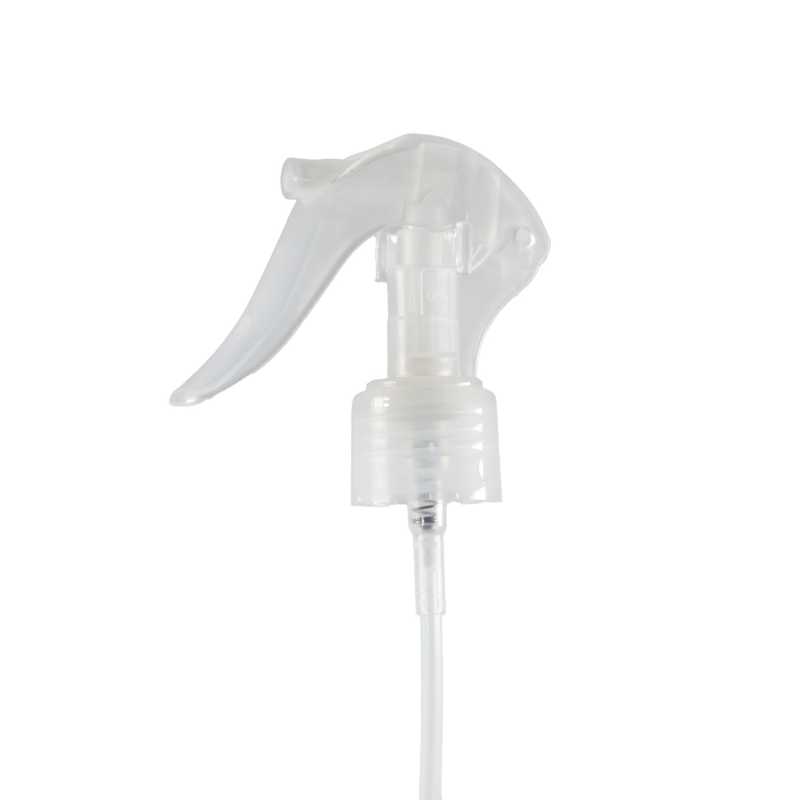 Mini-Trigger-Spray, transparent, glatter Kragen, 24/410