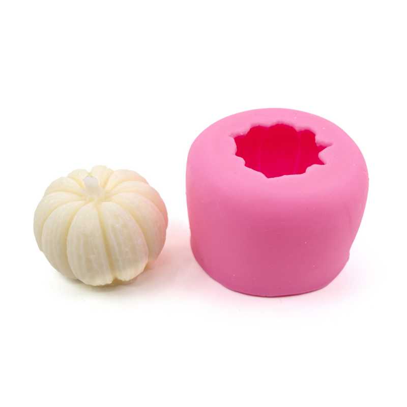 Silikon-Seifenform, 3D-Kürbis