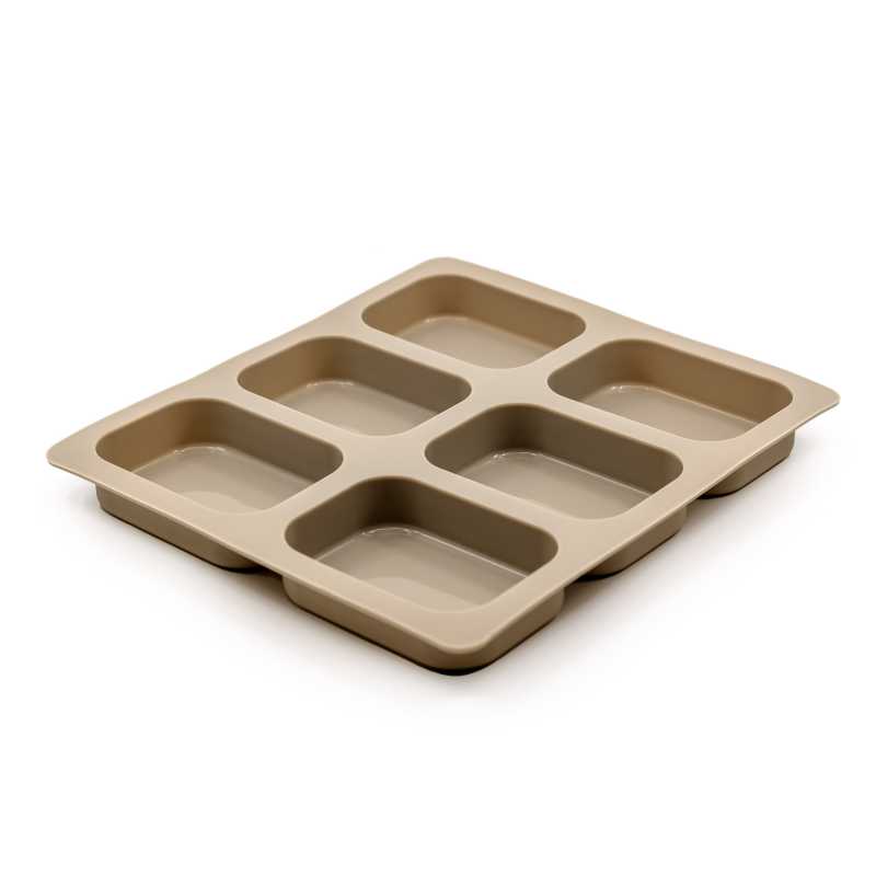 Silikon-Seifenform, 6 Seifen