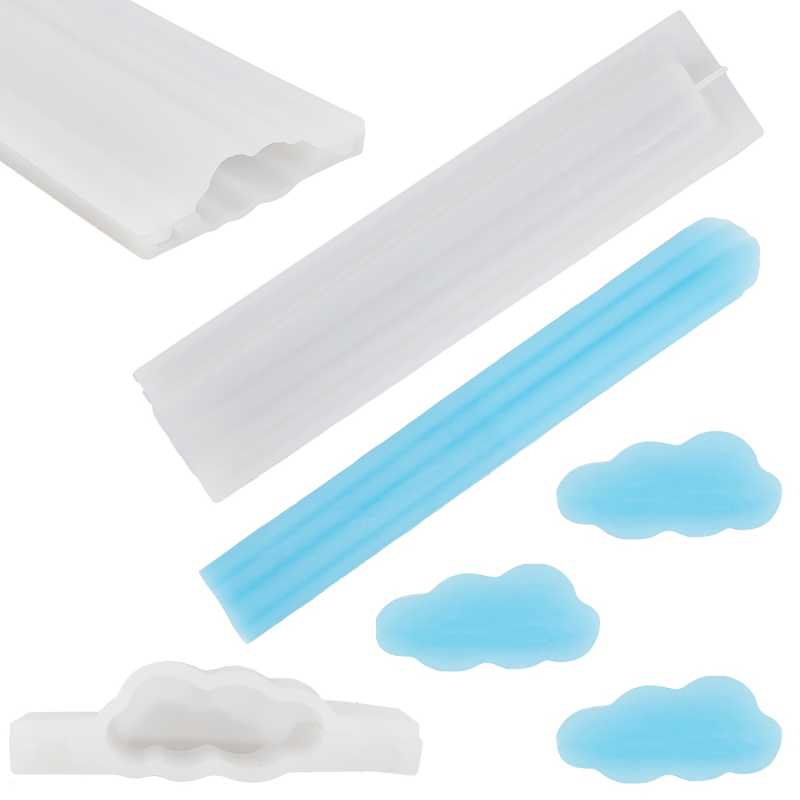 Silikon-Seifenform, Tube, Wolke