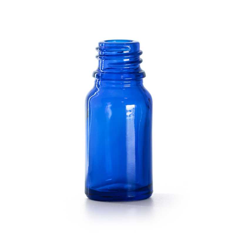 Blaue Glasflasche, 10 ml