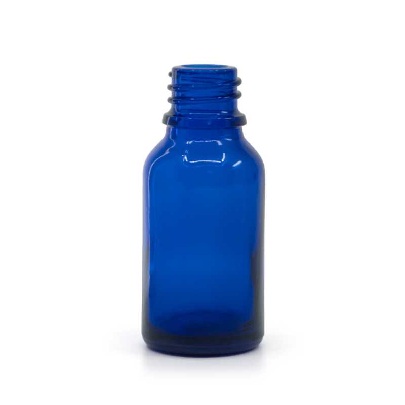 Blaue Glasflasche, 15 ml