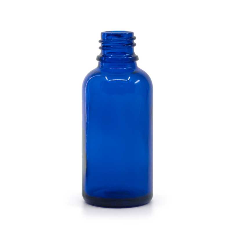 Blaue Glasflasche, 30 ml