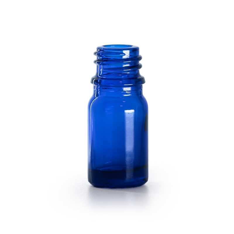 Blaue Glasflasche, 5 ml