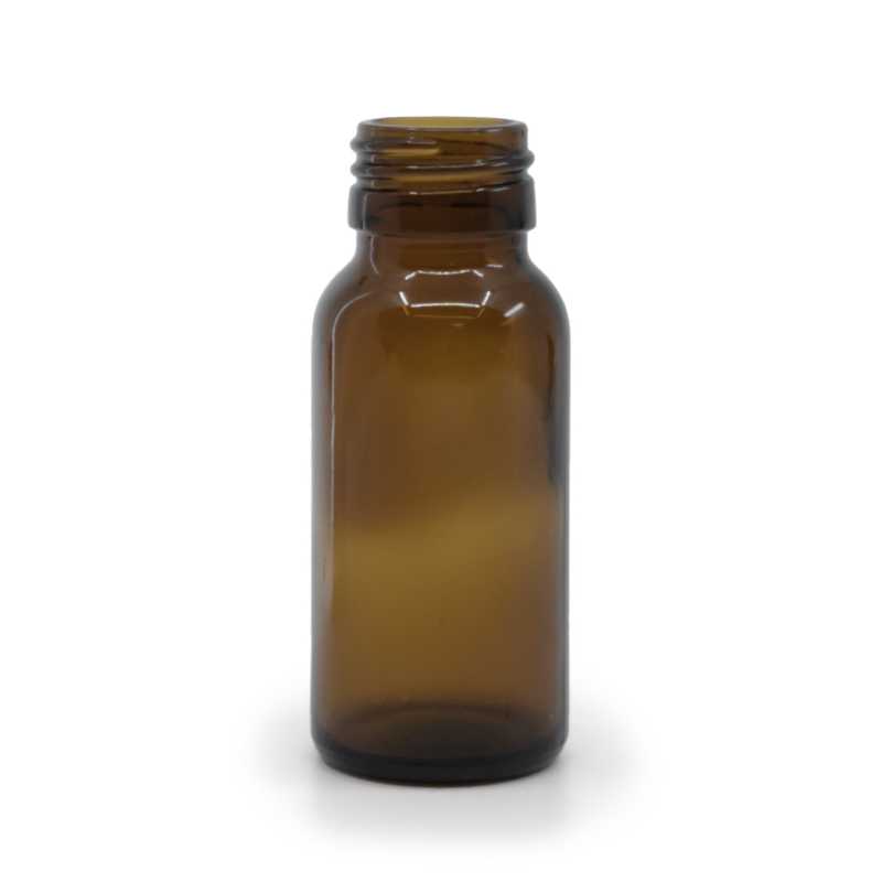 Braunes Glasfläschchen, PP28S, 50 ml