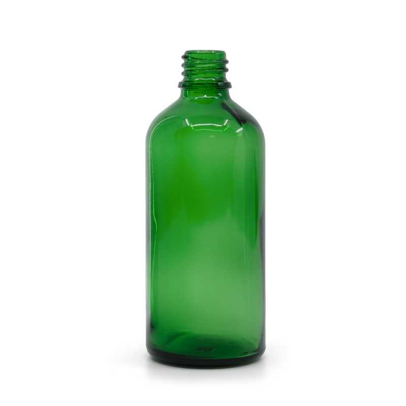Grünes Glasfläschchen, 100 ml