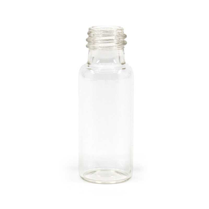 Klare runde Glasflasche, 13/410, 6 ml