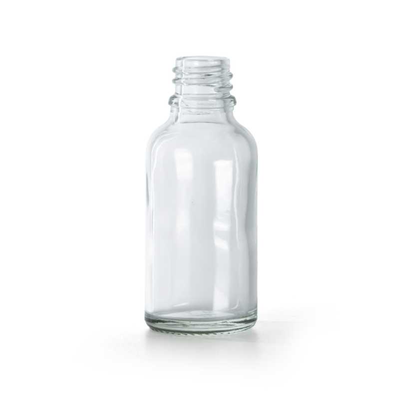 Glasflasche, klar, 30 ml