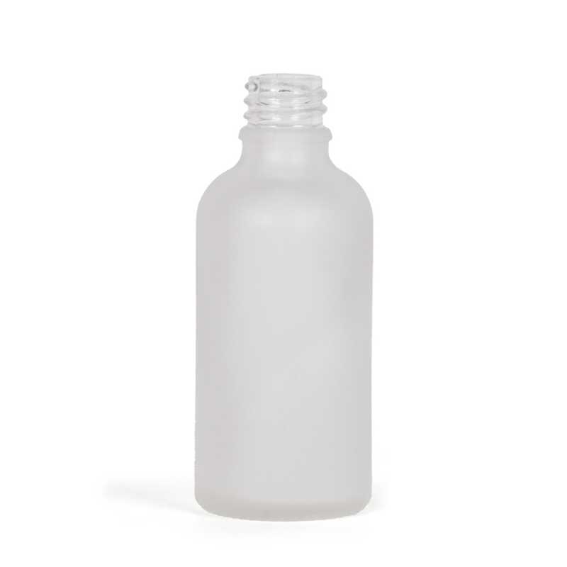 Klarglasflasche, 50 ml, 252 ks, mattiert