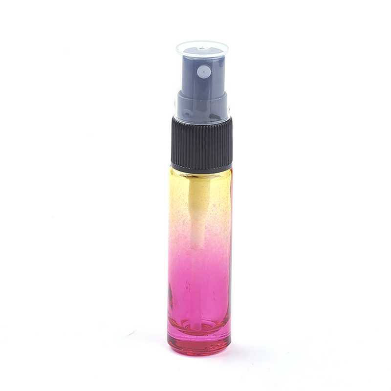 Glas-Parfümzerstäuber, gelb-rosa, 10 ml