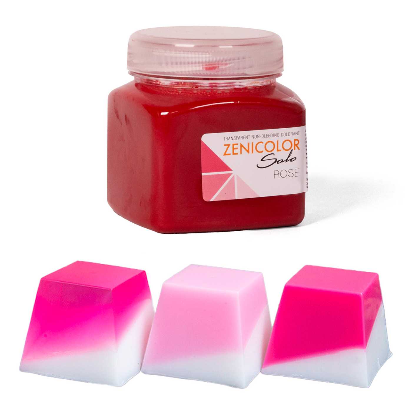 ZENICOLOR SOLO, Farbstoff zum Schmelzen und Gießen, 250 g Rose