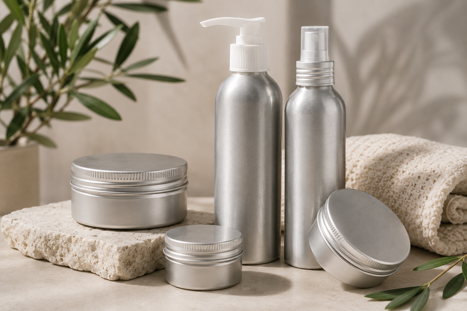 Aluminiumverpackung – geeignet für Balms, Salben und feste Produkte